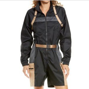 Nike Jordan Next Utility Flightsuit black gold jumpsuit 2X